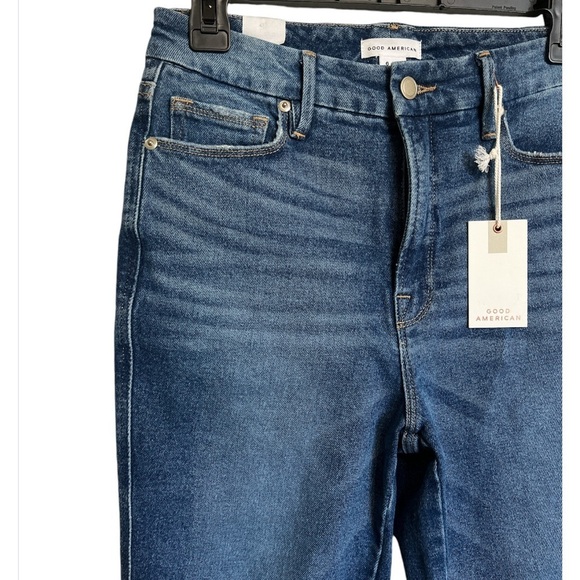 Good American Good Curve Straight Jeans - Picture 3 of 6